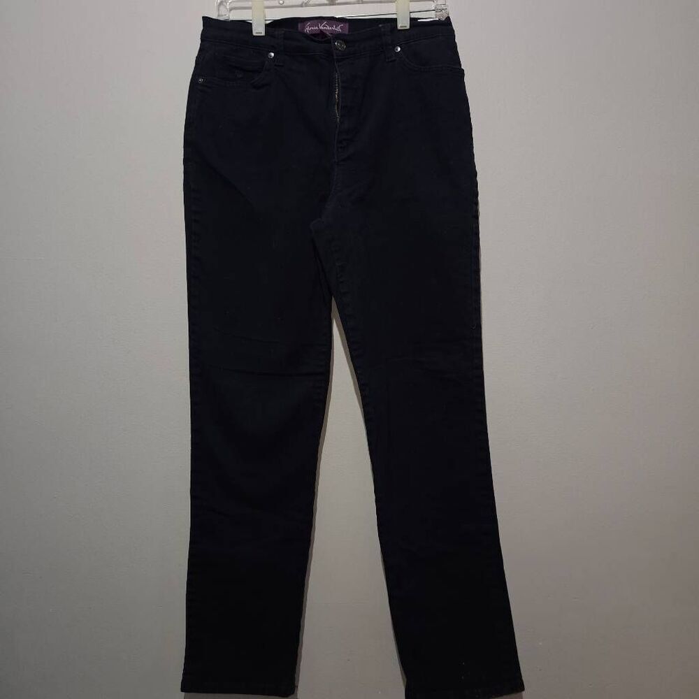 Gloria Vanderbilt Jeans Womens 10 Dark Wash Amanda Straight Leg Denim